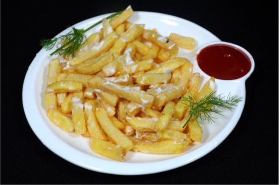 Fries with Cheese Mayo or Masala