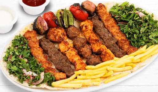 Mix BBQ Plater 9 Skewers